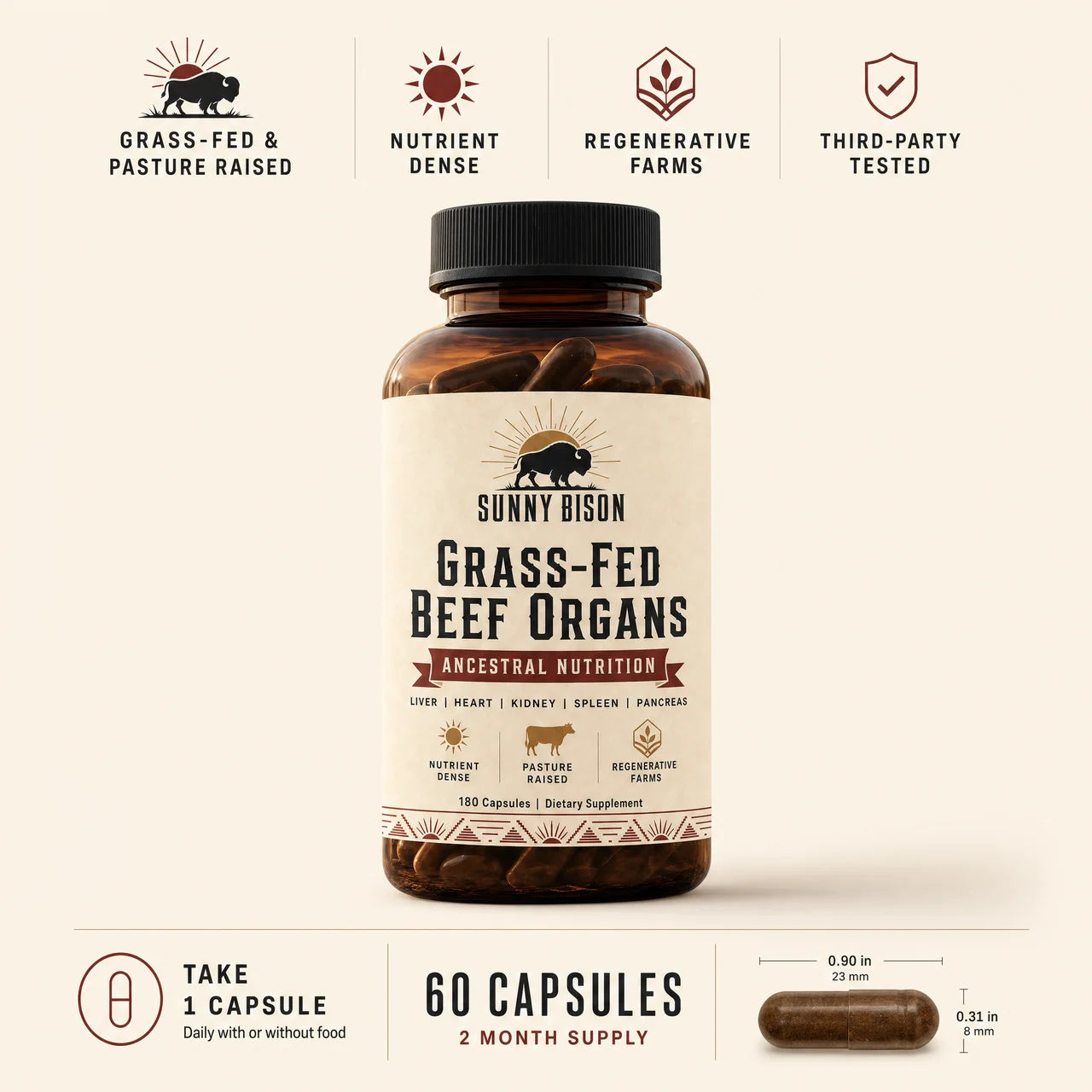 Beef Organ Capsules